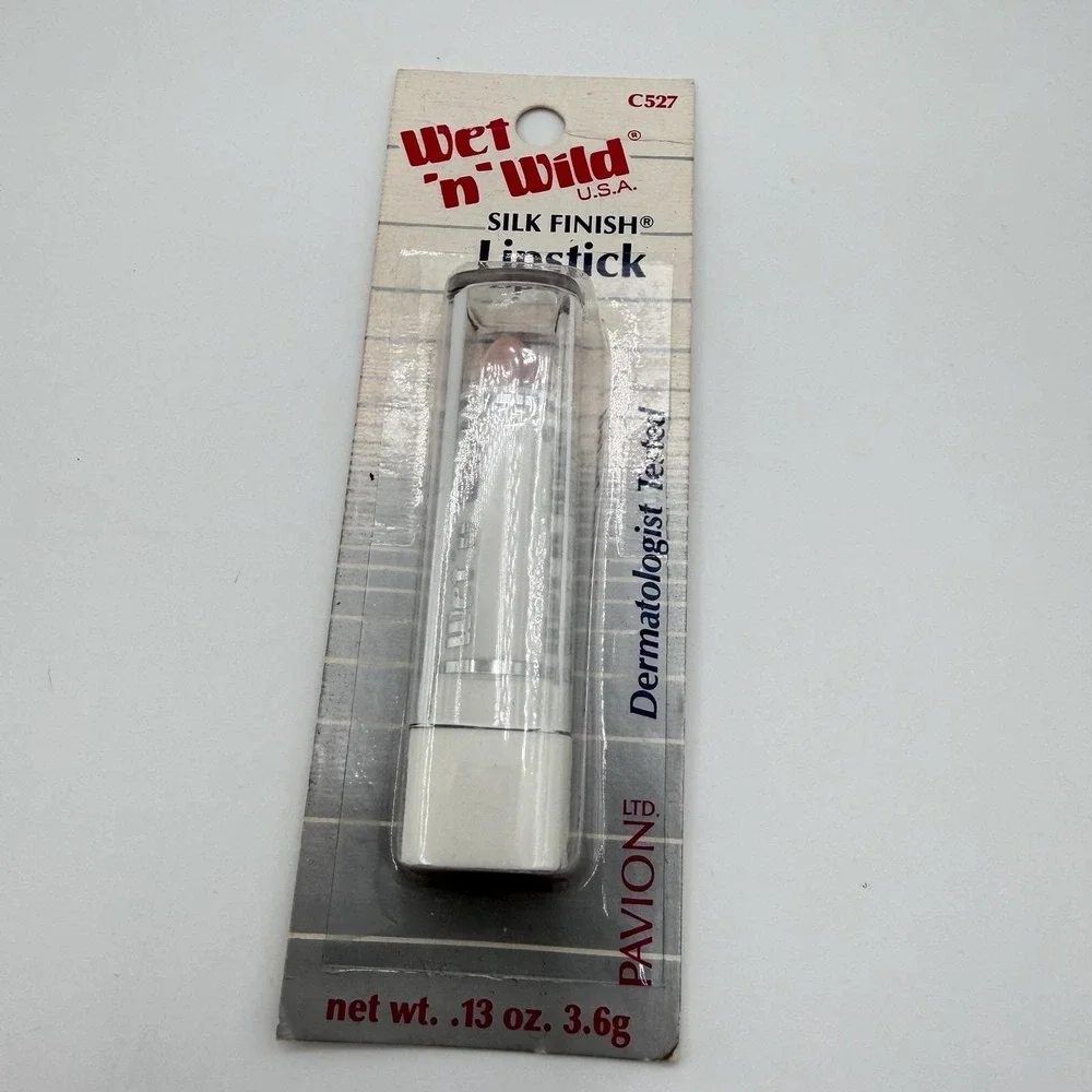Vtg Wet 'n Wild Silk Finish Lipstick 1991 Pavion NOS Sealed Blister Pack LOT 10